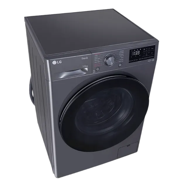 LG 10 kg 5 Star Fully Automatic Front Load Washing Machine (FHP1410Z5M.AMBQEIL, AI Direct Drive, Middle Black)-OPEN BOX