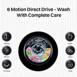 LG 10 kg 5 Star Fully Automatic Front Load Washing Machine (FHP1410Z5M.AMBQEIL, AI Direct Drive, Middle Black)-OPEN BOX