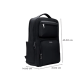 Croma 17-Inch Laptop Backpack, 23L, Anti-Theft, Polyester (OPENBOX)