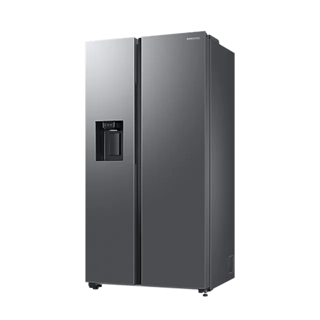 SAMSUNG 633 Litres 3 Star Frost Free Side by Side Refrigerator with Twin Cooling Plus (RS78CG8543S9HL, Inox)- OPEN BOX