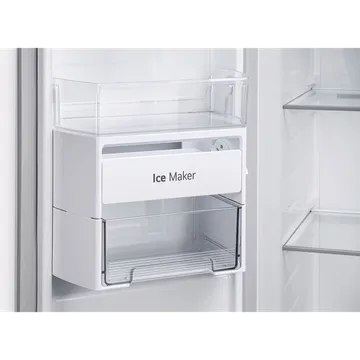 LG 650 Litres 3 Star Frost Free Side by Side Refrigerator with Smart Inverter Compressor (GLB257DLW3, Linen White)