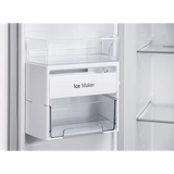 LG 650 Litres 3 Star Frost Free Side by Side Refrigerator with Smart Inverter Compressor (GLB257DLW3, Linen White)
