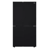 LG 650 Litres 3 Star Frost Free Side by Side Refrigerator with Smart Inverter Compressor (GLB257DBM3, Black Mirror)