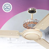 Crompton Surebreeze Hill Briz 1 Star 1200mm 3 Blade Copper Motor Ceiling Fan (High Velocity, Ivory) (OPENBOX)