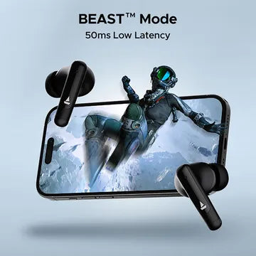 boAt Airdopes Unity TWS Earbuds with Active Noise Cancellation (IPX5 Sweat & Water Resistant, Asap Charge, Black) (OPENBOX)