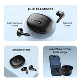 boAt Airdopes Unity TWS Earbuds with Active Noise Cancellation (IPX5 Sweat & Water Resistant, Asap Charge, Black) (OPENBOX)