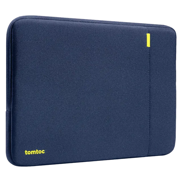 tomtoc A13D2B2 Recycled Fabric Laptop Sleeve for 14 Inch Laptop (Water Resistant, Blue)-OPEN  BOX