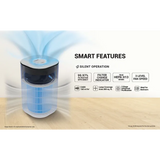 EUREKA FORBES AP 150 Air Purifier with Surround 360 Degree Air Intake Technology (3 Stage Filtration, White)