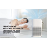 EUREKA FORBES AP 150 Air Purifier with Surround 360 Degree Air Intake Technology (3 Stage Filtration, White)