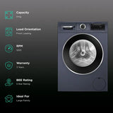 Bosch Series 6, WGA1420PIN, 9 kg, 5-Star, Fully Automatic Front Load Washing Machine – Dark Lake (OPENBOX)