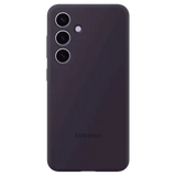 SAMSUNG Silicone Back Cover for Galaxy S24 (Combining Style and Durability, Dark Violet)
