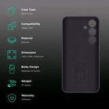 SAMSUNG Silicone Back Cover for Galaxy S24 (Combining Style and Durability, Violet)
