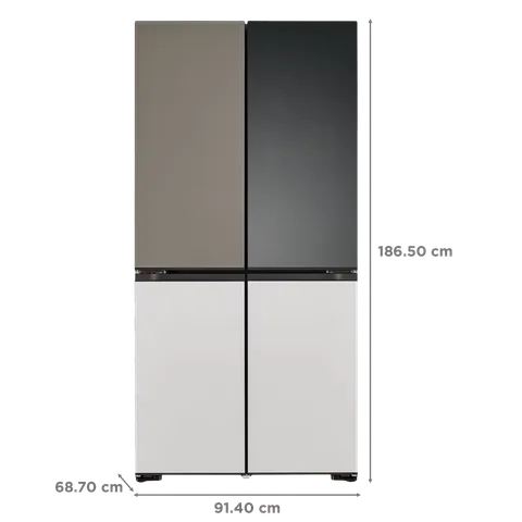 LG SBS N617L GR-A24FDMMB MOOD UP MC 3S