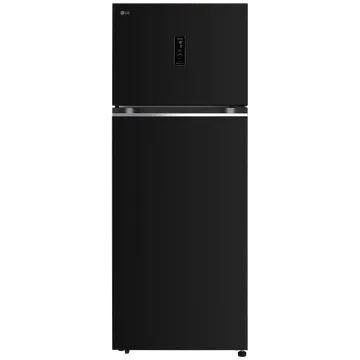 LG 466 Litres 2 Star Frost Free Double Door Convertible Refrigerator with Smart Inverter Compressor (GLT492MESY, Ebony Sheen)