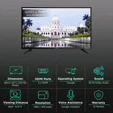 Croma 80 cm (32 inch) HD Ready LED Smart Google TV with Dolby Audio (OPENBOX)