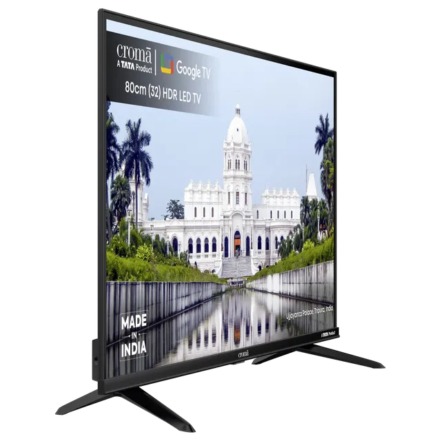 Croma 80 cm (32 inch) HD Ready LED Smart Google TV with Dolby Audio (OPENBOX)