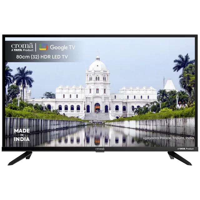 Croma 80 cm (32 inch) HD Ready LED Smart Google TV with Dolby Audio (OPENBOX)