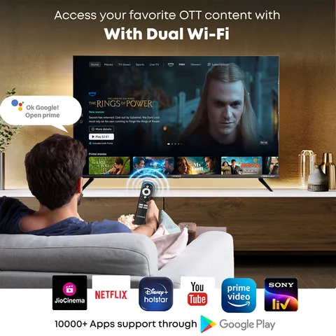 Croma CREL043UGC024603 43 inch Ultra HD 4K Smart QLED TV