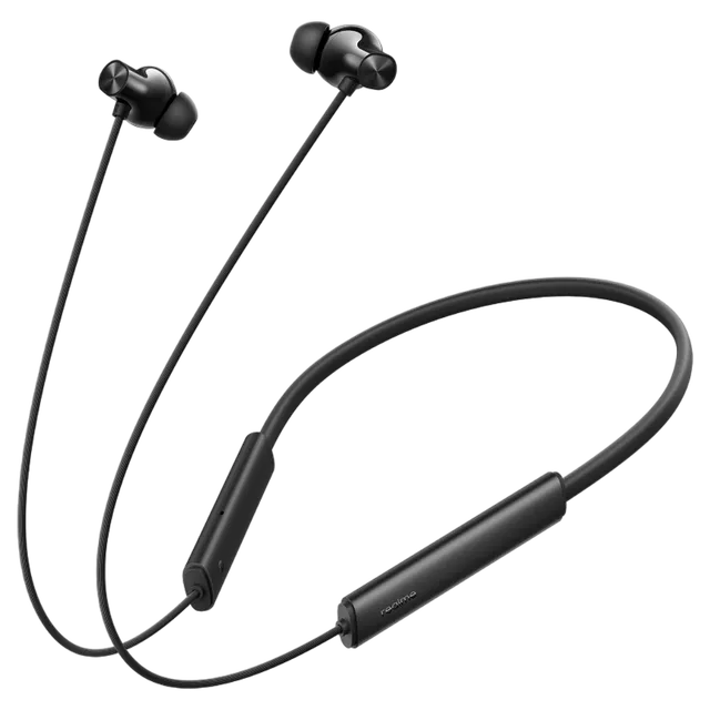 realme Buds Wireless 3 Neo Neckband with Environmental Noise Cancellation (IP55 Water Resistant, 32 Hours Playtime, Black)-open box