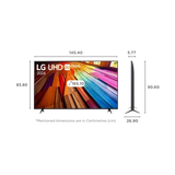 LG UT80 165.1 cm (65 inch) 4K Ultra HD LED WebOS TV with Filmmaker Mode