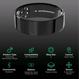 Ultrahuman Ring Air.SM Aster Black Size 8