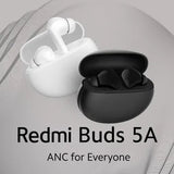 Redmi Buds 5A TWS Earbuds with Active Noise Cancellation (IPX4 Sweat Resistant, 10 Mins Quick Charge, White) (OPENBOX)