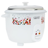 Croma 1.8L Electric Rice Cooker (White)