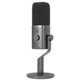 Croma USB, XLR & 3.5 Jack Wired Microphone with Touch Mute Button (Black) (OPENBOX)
