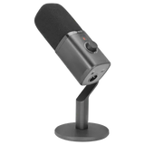 Croma USB, XLR & 3.5 Jack Wired Microphone with Touch Mute Button (Black) (OPENBOX)