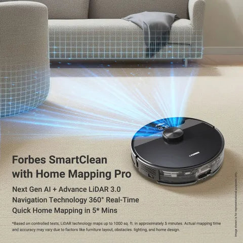 Eureka Forbes SmartClean RVC Mopping Pro – Robotic Vacuum Cleaner