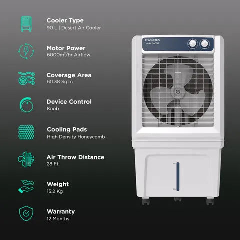 Crompton D Cooler Aura DAC 90L (OPENBOX)