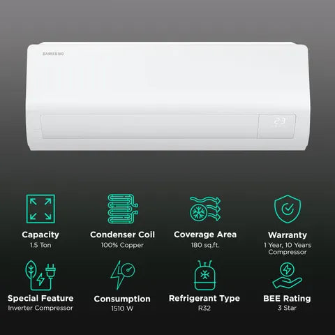 Samsung INV/AC 1.5T AR50F18D13HNNA W3S I (OPENBOX)