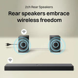 LG S65TR 600W Bluetooth Home Theatre with Remote (Dolby Digital, 5.1 Channel, Black) - OPENBOX