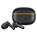 realme Buds T200 Lite TWS Earbuds with Environmental Noise Cancellation (IPX4 Water Resistant, Dual Device Connection, Volt Black) - OPENBOX