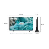 SAMSUNG Q7F 165 cm (65 inch) QLED 4K Ultra HD Smart Tizen TV with Google Voice Assistant (2025 model)- OPEN BOX