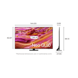 SAMSUNG QN90F 165 cm (65 inch) Neo QLED 4K Ultra HD Smart Tizen TV with Google Voice Assistant OPEN BOX