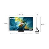 SAMSUNG S95F 165 cm (65 inch) 4K Ultra HD OLED Smart Tizen TV with Multiple Voice Assistant -OPEN BOX