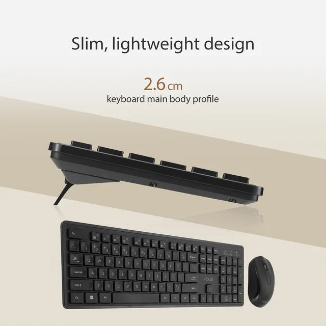 ASUS CW101 Keyboard and Mouse Combo (OPEN BOX )