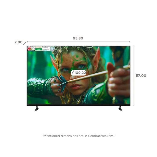 SONY BRAVIA 2 II 109 cm (43 inch) 2 Star LCD 4K Ultra HD Smart Android TV with Google Voice Assistant (2025 model)-OPEN BOX