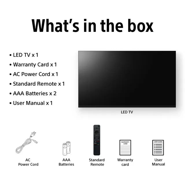 SONY BRAVIA 2 II 109 cm (43 inch) 2 Star LCD 4K Ultra HD Smart Android TV with Google Voice Assistant (2025 model)-OPEN BOX