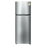 Haier 328 Litres 2 Star Frost Free Double Door Convertible Refrigerator with One Hour Icing Technology (HRF-3782BNS-P, Nickel Steel)