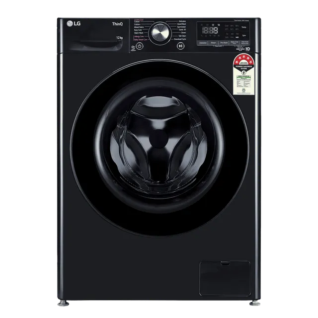 LG 12 kg 5 Star Wi-Fi Inverter Fully Automatic Front Load Washing Machine (Vivace Premium, FHP1412Z5O, 6 Motion DD, Onyx Black) - OPEN BOX