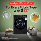 LG 12 kg 5 Star Wi-Fi Inverter Fully Automatic Front Load Washing Machine (Vivace Premium, FHP1412Z5O, 6 Motion DD, Onyx Black) - OPEN BOX