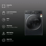Haier 12 kg 5 Star Wi-Fi Fully Automatic Front Load Washing Machine (F9, HW120-DM14F9BKU1) - OPEN BOX