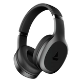 boAt Rockerz 412 Bluetooth Headphone with Mic (60 Hours Playback, Over Ear, Active Black)q-open box
