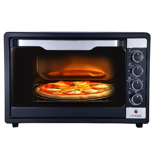 Croma 63L Oven Toaster Grill with 360 Degree Hot Air Circulation (Black) - OPEN BOX