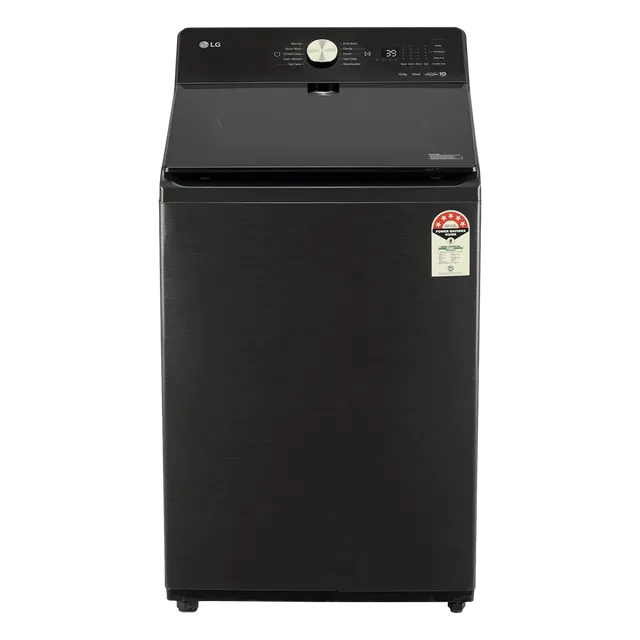 LG 10 kg 5 Star Wi-Fi Inverter Fully Automatic Top Load Washing Machine (TX Series, TX510SWP.APBQEIL, AI Direct Drive, Platinum Black) - OPEN BOX