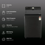LG 10 kg 5 Star Wi-Fi Inverter Fully Automatic Top Load Washing Machine (TX Series, TX510SWP.APBQEIL, AI Direct Drive, Platinum Black) - OPEN BOX