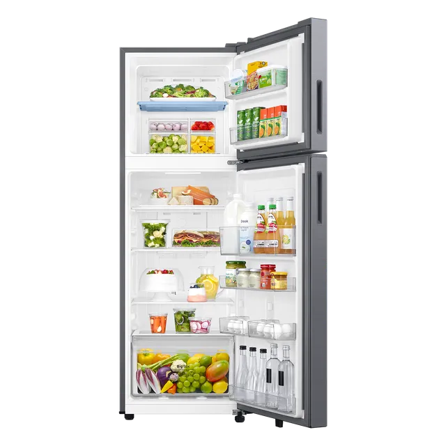 Samsung H30 256 Litres 2 Star Frost Free Double Door Convertible Refrigertaor with All Around Cooling (RT40H30U2PNL, Elegant Inox) (2026 Model) - OPEN BOX