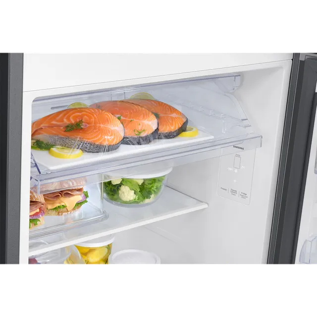 Samsung RT38 350 Litres 2 Star Frost Free Double Door Smart Wifi Enabled Convertible Refrigerator With Active Fresh Filter+ (RT38HG5A42BXHL, Luxe Black) (2026 Model) - OPENBOX